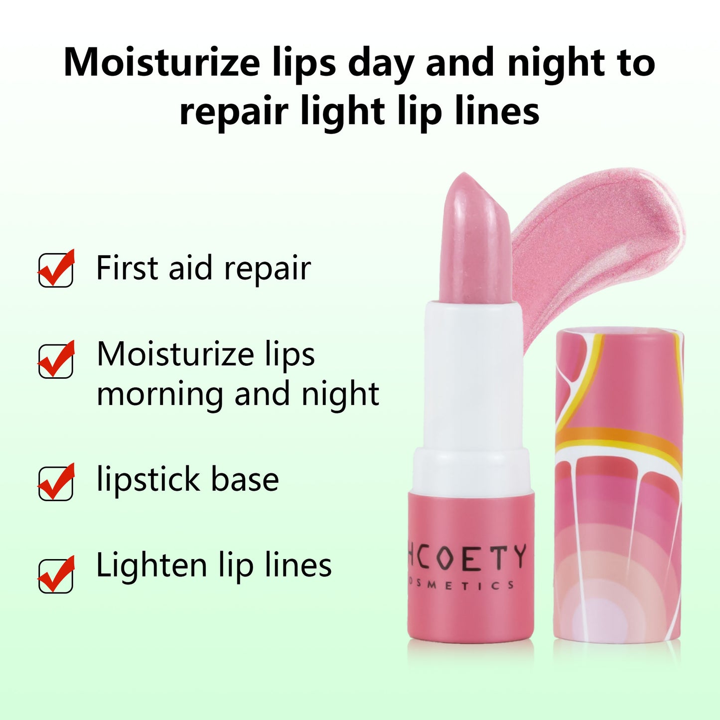 Juego de 6 bálsamos labiales con temática de frutas, barras de labios hidratantes y brillantes, kit nutritivo para el cuidado de los labios antiagrietamientos