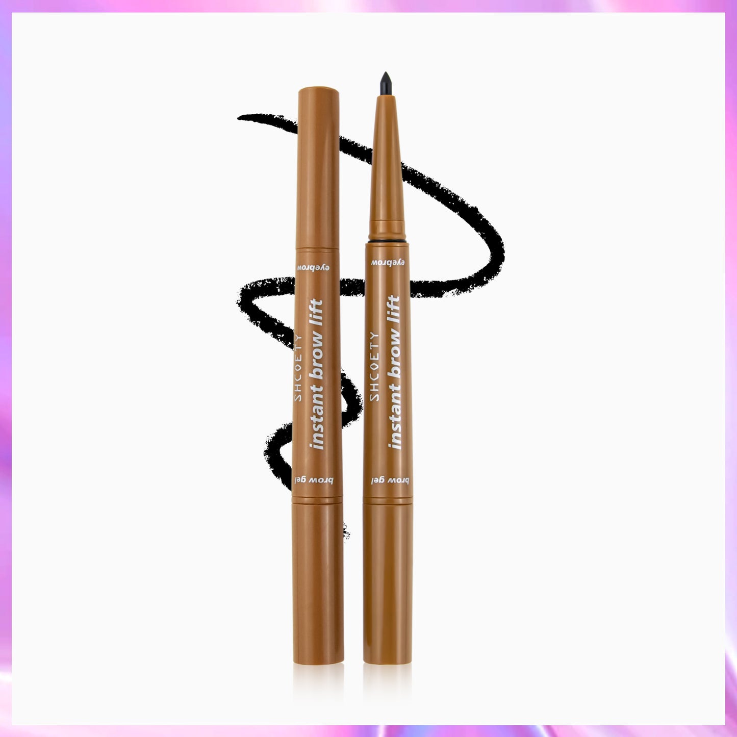 SHCOETY 4 Colors Double-ended Eyebrow Pencil And Eyebrow Gel For ShapingEyebrows, Natural, Long-lasting And Easy-to-color Eyebrow Pencil