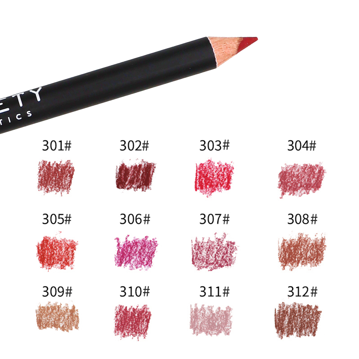 SHCOETY 36 Pcs Matte Lip Liner Set, 3X
