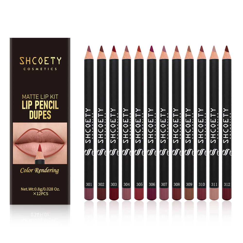 SHCOETY 36 Pcs Matte Lip Liner Set,NXS