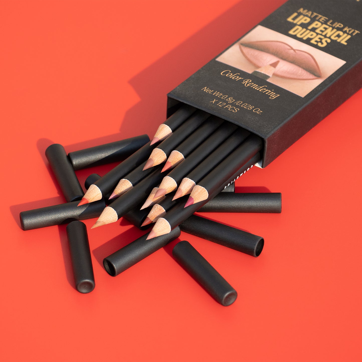 SHCOETY 36 Pcs Matte Lip Liner Set, 3X
