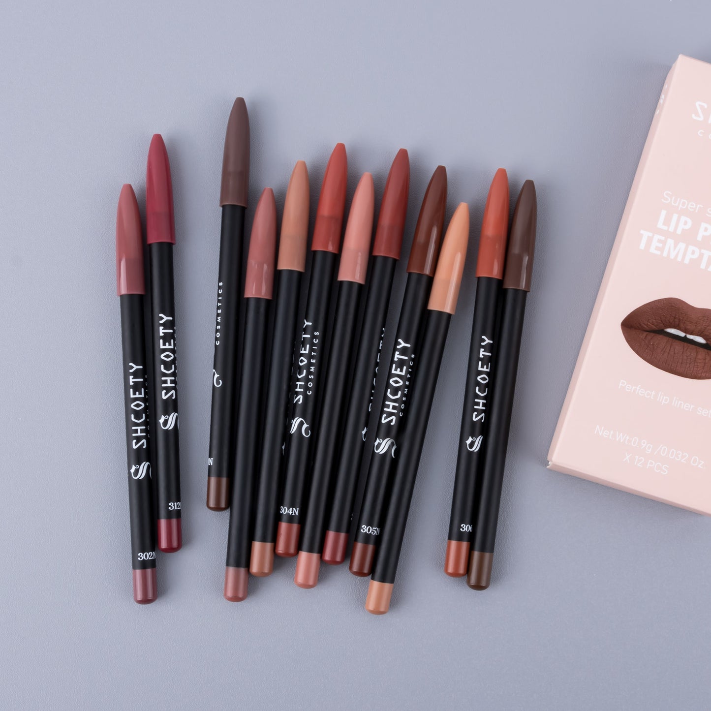 SHCOETY 36 Pcs Matte Lip Liner Set,NXS