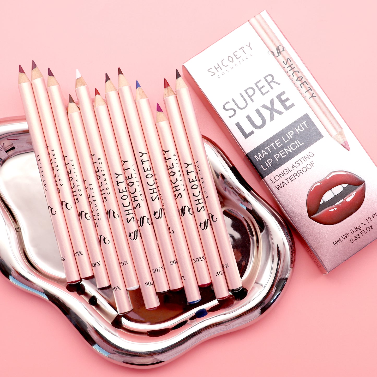 SHCOETY 36 Pcs Matte Lip Liner Set,NXS